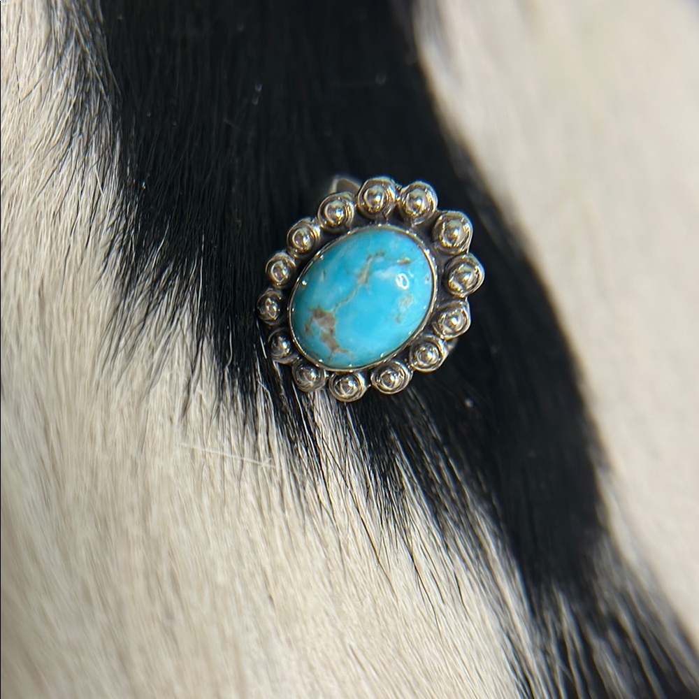 Turquoise and sterling Silver Ring
